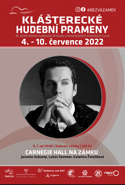 Carnegie hall na zámku - HUDEBNÍ PRAMENY 2022