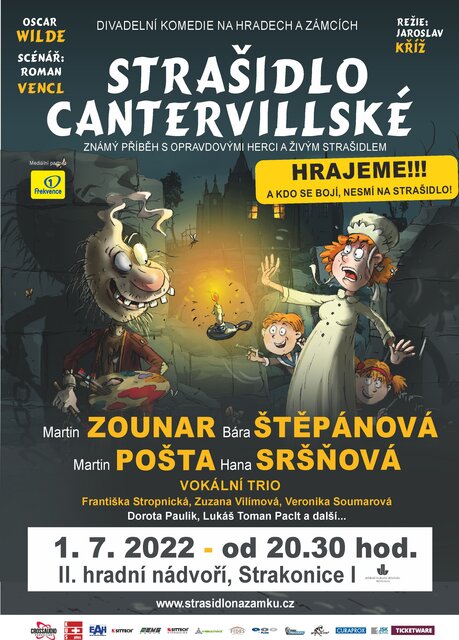 Strašidlo cantervillské program a vstupenky online DK Strakonice