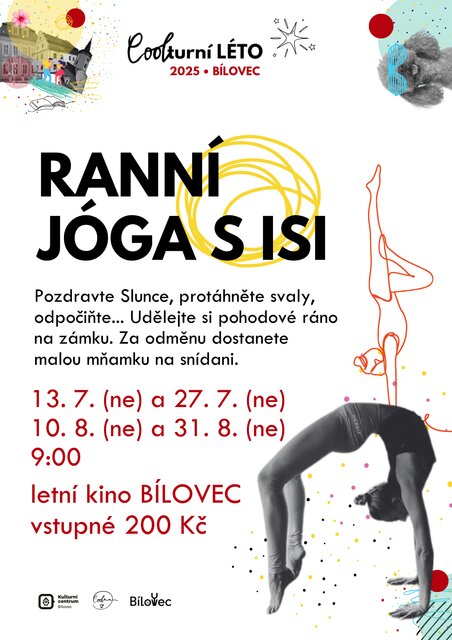 RANNÍ JÓGA S ISI • COOLturní léto 2025