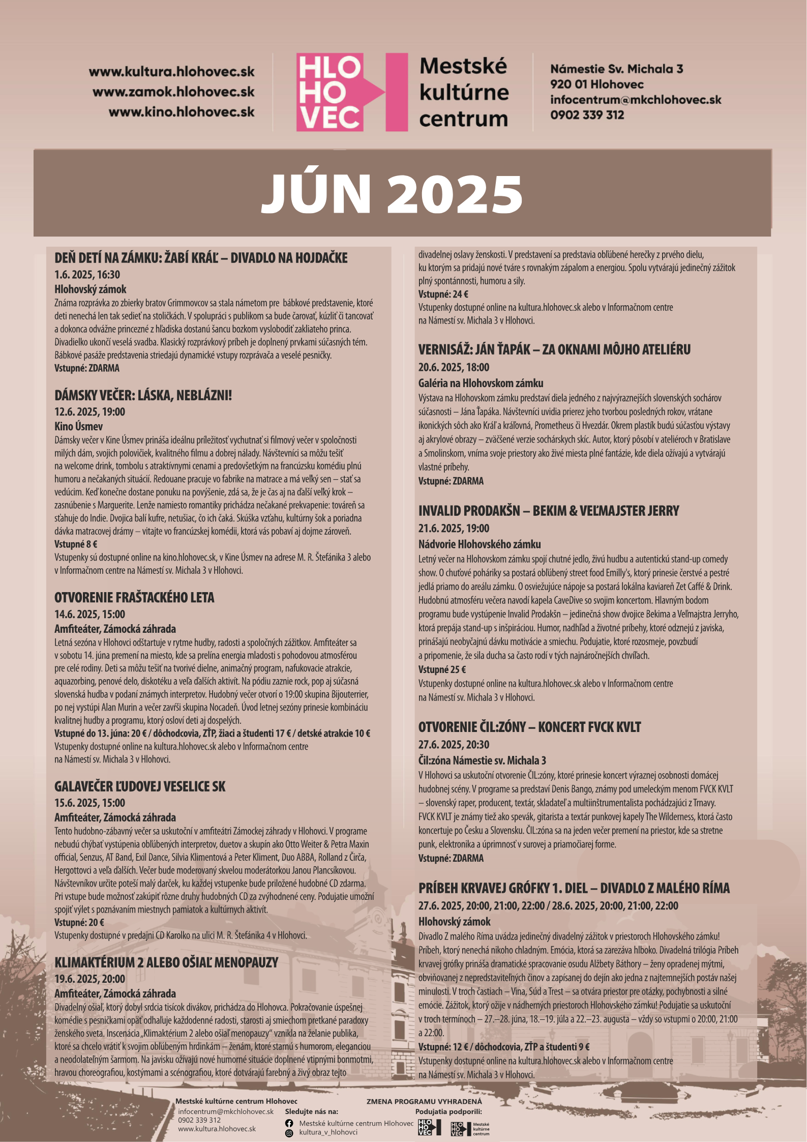 Program jún 2025