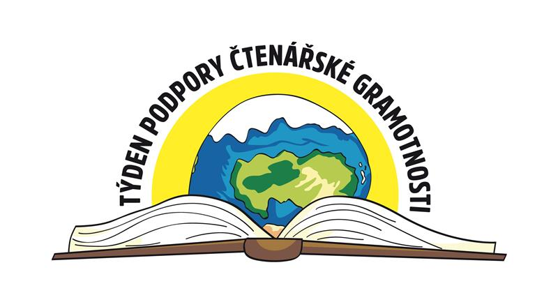 Logo Týdne podpory čtenářské gramotnosti