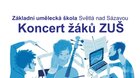Koncert žáků ZUŠ