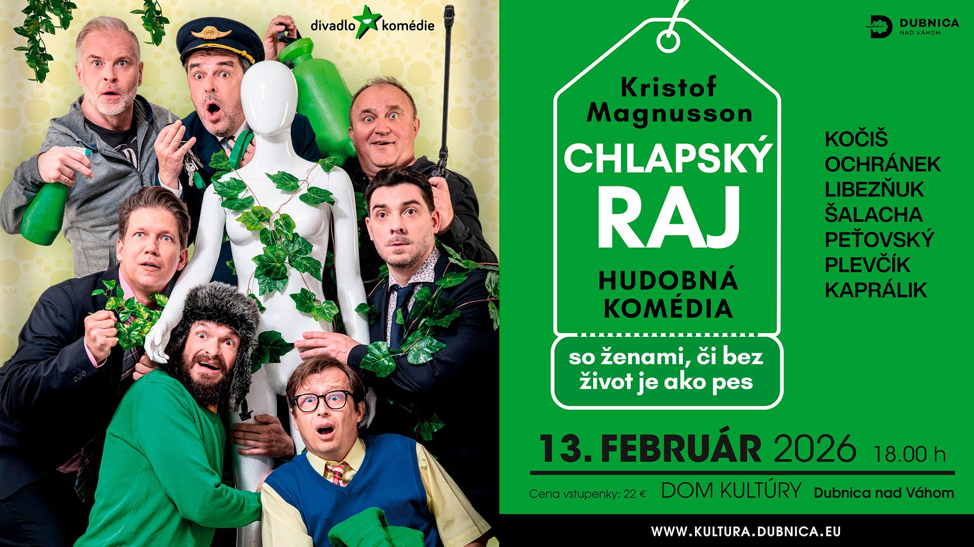 Divadlo Komédie: Chlapský raj