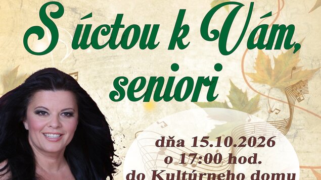 S úctou k vám, seniori 2026