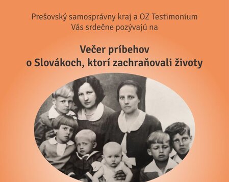Večer príbehov o Slovákoch, ktorí zarcháňovali životy