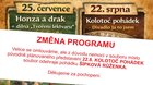 ZMĚNA PROGRAMU - Šípková Růženka