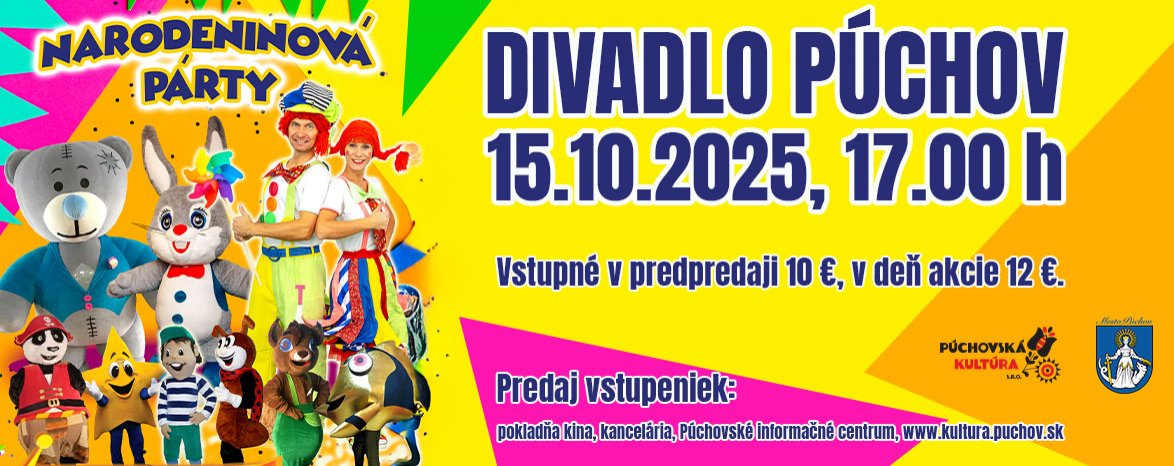 NARODENINOVÁ PÁRTY – TÁRAJKO A POPLETAJKA.