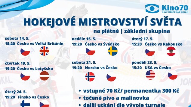 Česká republika vs. USA - Mistrovství světa v ledním hokeji 2022