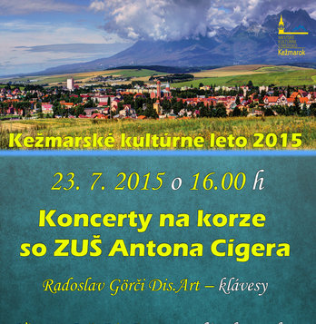 Koncert na korze so ZUŠ A. Cígera
