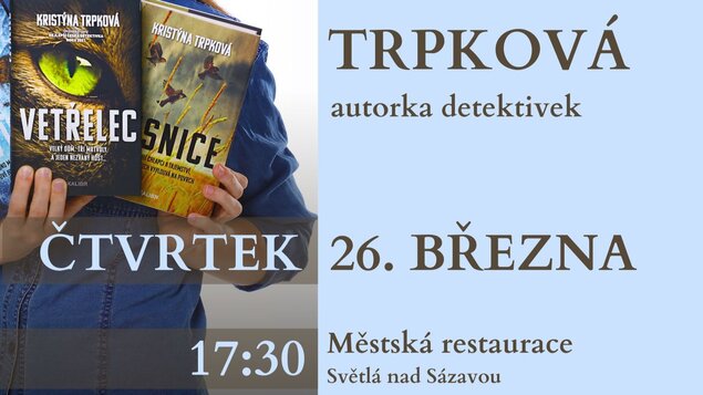 Beseda se spisovatelkou Kristýnou Trpkovou