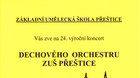24. výroční koncert Dechového orchestru ZUŠ Přeštice
