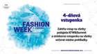 Košice Fashion Week (4-dňová vstupenka)
