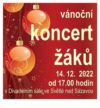 Vánoční koncert žáků ZUŠ