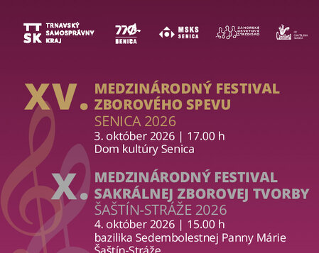 XIV. MEDZINÁRODNÝ FESTIVAL ZBOROVÉHO SPEVU SENICA 2022