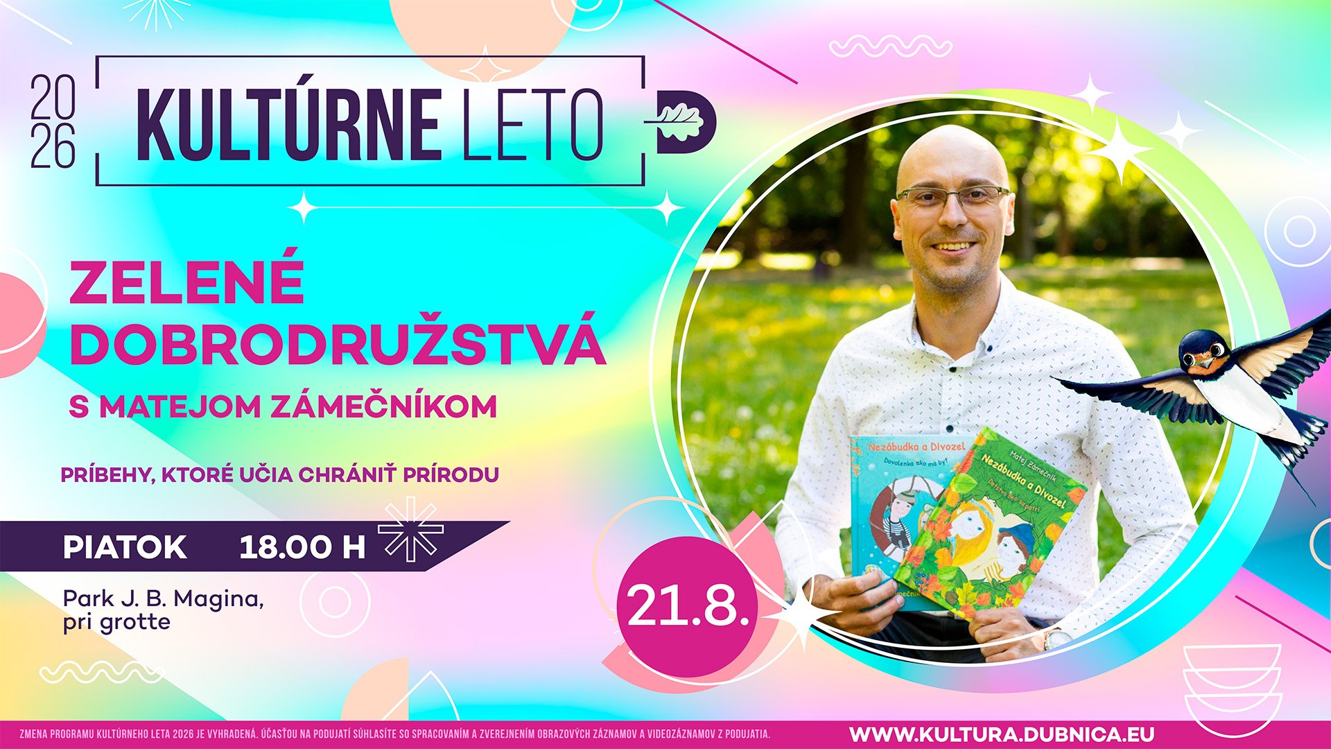 ZELENÉ DOBRODRUŽSTVÁ S MATEJOM ZÁMEČNÍKOM – PRÍBEHY, KTORÉ UČIA CHRÁNIŤ PRÍRODU