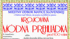 Krojovaná módna prehliadka