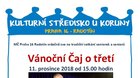 11.12. v 15,00 * Vánoční Čaj o třetí