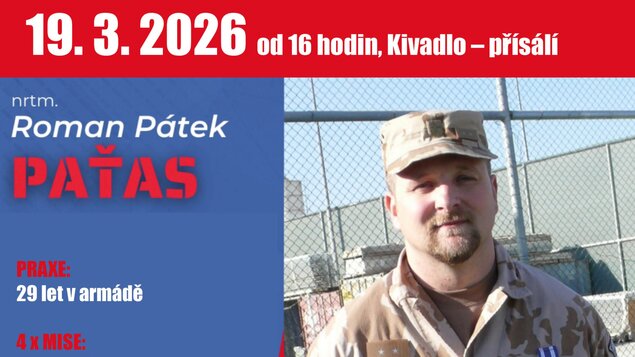 Beseda s válečným veteránem nrtm. Romanem Pátkem