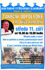11. září od 16.00 * TANEČNÍ ODPOLEDNE PRO DŘÍVE NAROZENÉ
