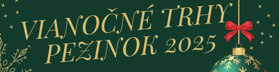 VIANOČNÉ TRHY PEZINOK 2025