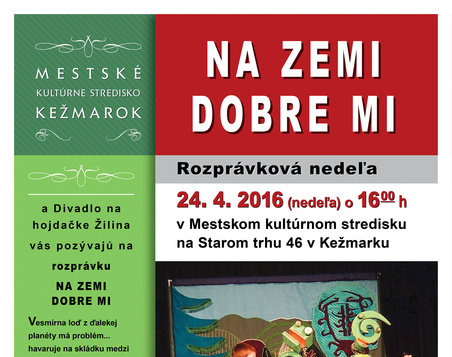 Na Zemi dobre mi