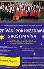 Zpívání pod hvězdami s degustací vína