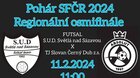 Futsal - Regionální osmifinále