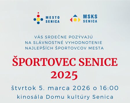 Športovec roka 2025