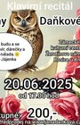 Klavírní recitál Jany Daňkové–ZRUŠENO