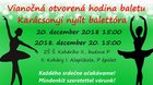 Vianočná otvorená hodina baletu