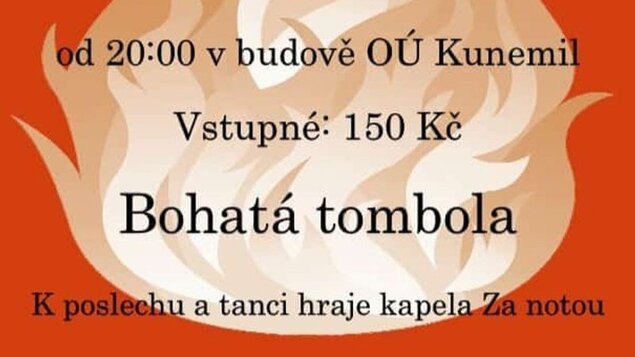 Hasičský ples - Kunemil