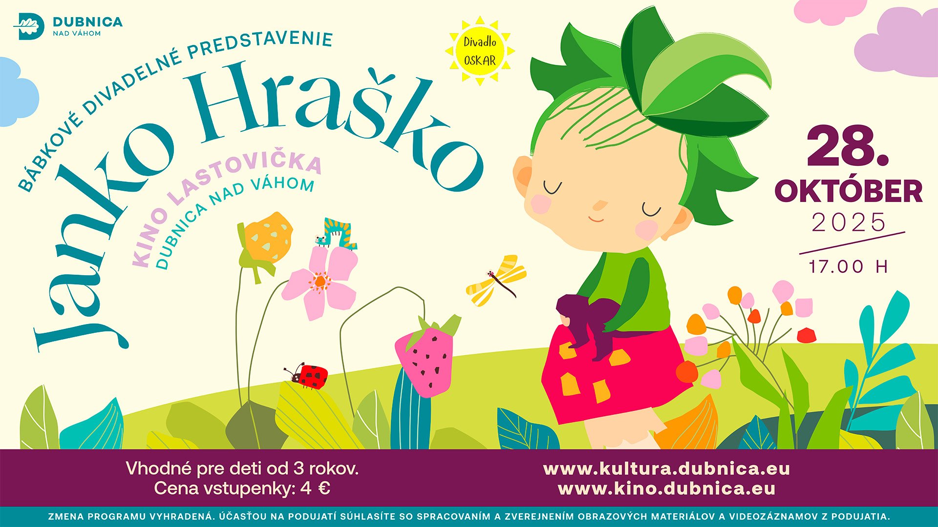 Detské divadelné predstavenie Janko Hraško 