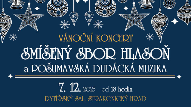 VÁNOČNÍ KONCERT - Smíšený sbor Hlasoň a Pošumavská dudácká muzika / 2025