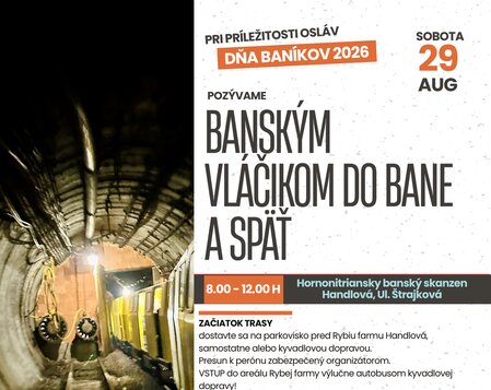 Banským vláčikom do bane a späť - RODB 2026