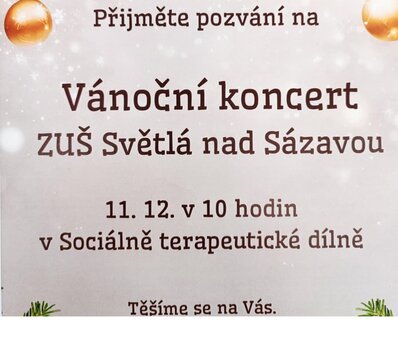 Vánoční koncert ZUŠ
