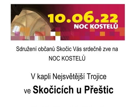 Noc kostelů 2022 - Skočice