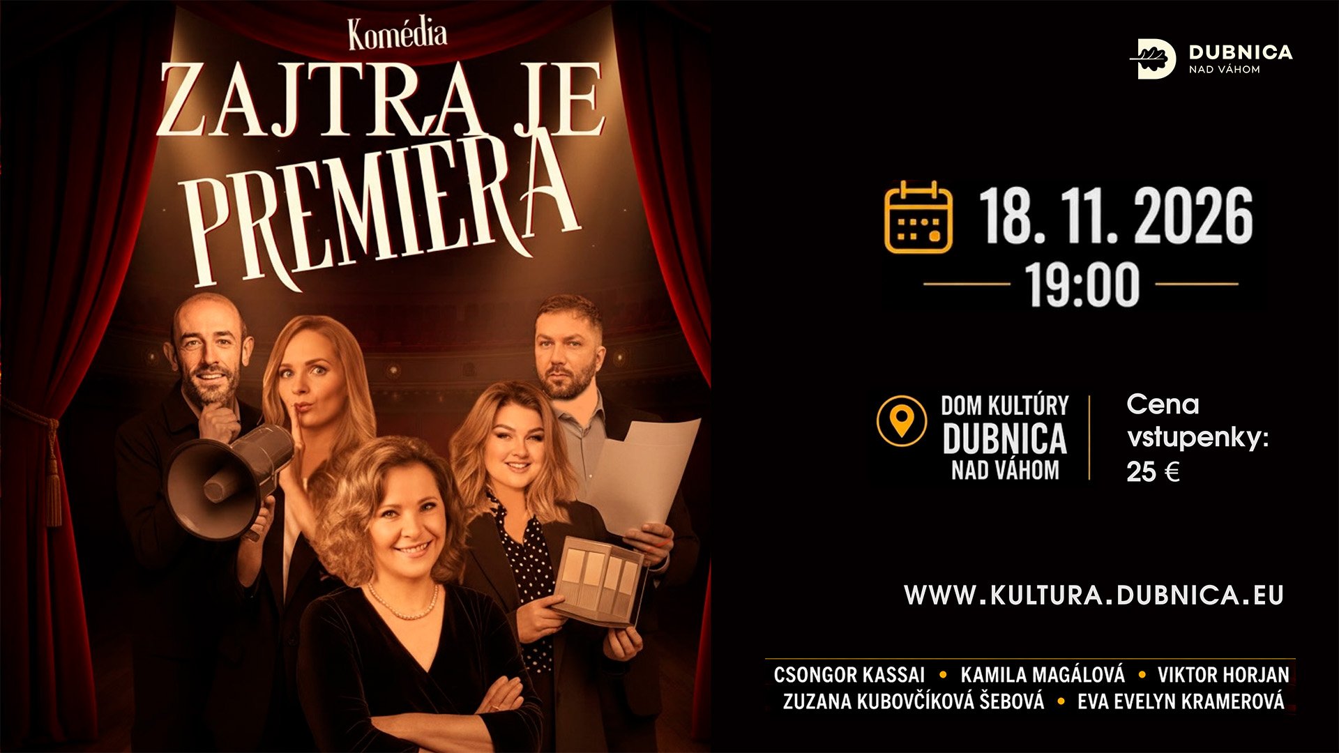 Komédia "Zajtra je premiéra!"