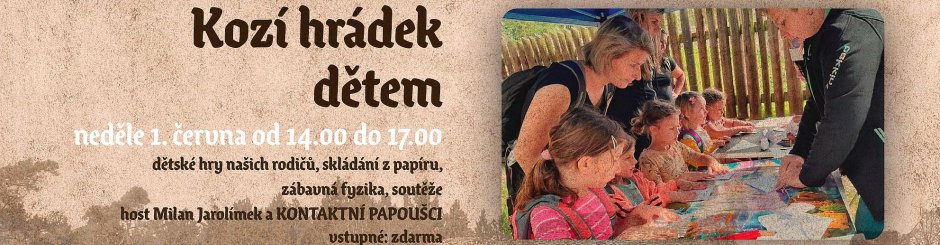 Kozí hrádek dětem
