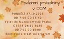 Podzimní prázdniny v DDM