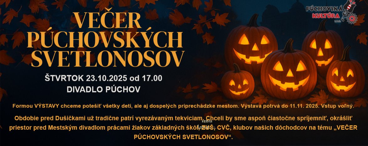 VEČER PÚCHOVSKÝCH SVETLONOSOV 2025
