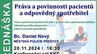 Práva a povinnosti pacientů a odpovědný spotřebitel