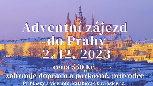 Adventní zájezd do Prahy–ZRUŠENO