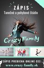 Zápis - Crazy Family - tanečné a pohybové štúdio