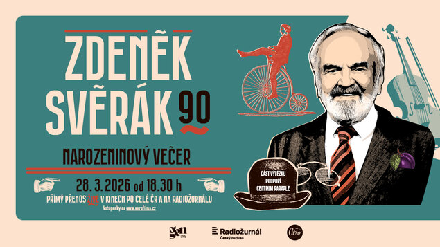 ZDENĚK SVĚRÁK 90 | Priamy prenos zo Žižkovského divadla Járy Cimrmana