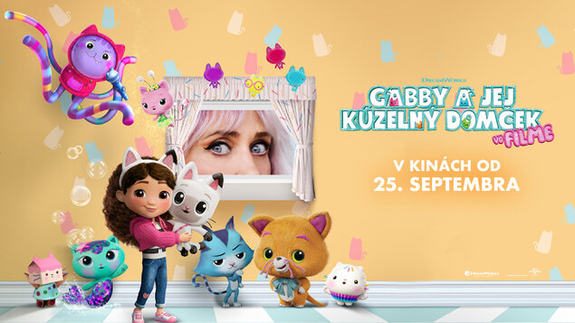 Gabby a jej kúzelný domček vo filme 