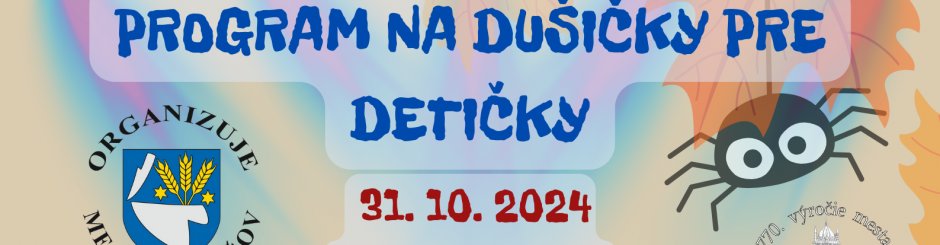 Program pre detičky na dušičky