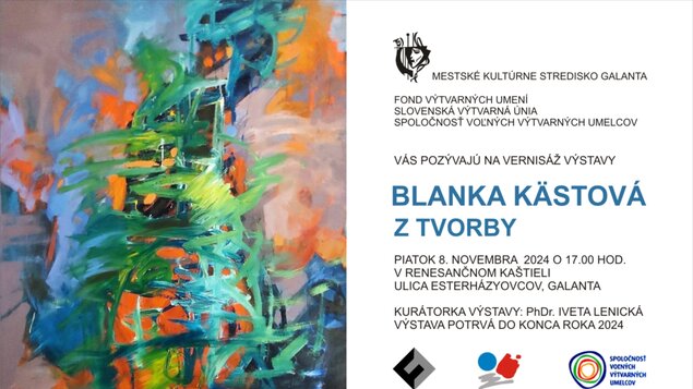 Vernisáž výstavy - Blanka Kästová