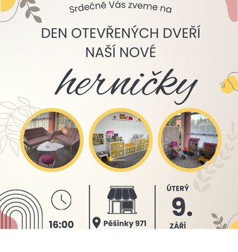 Den otevřených dveří  herničky
