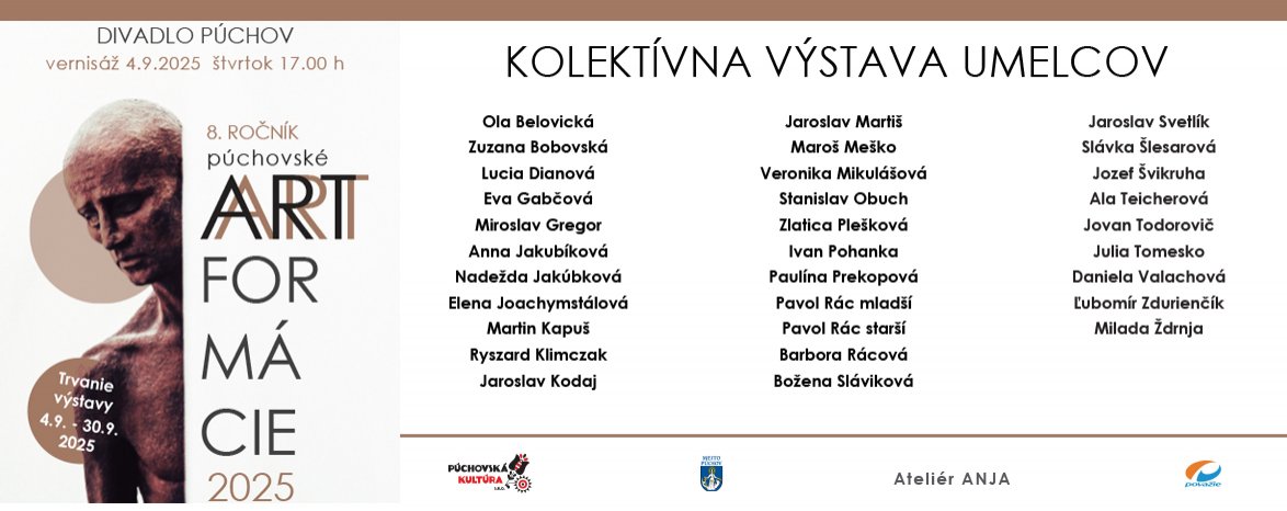 8. ROČNÍK PÚCHOVSKÉ ARTFORMÁCIE 
