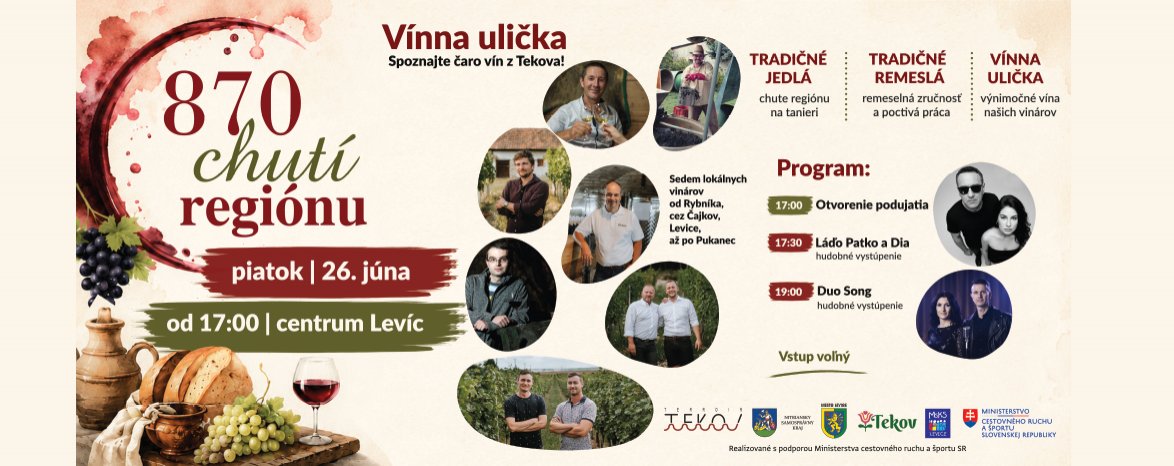 870 chutí regiónu